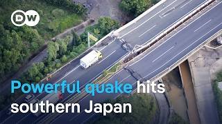Powerful earthquake hits near Kumamoto city in southern Japan | DW News