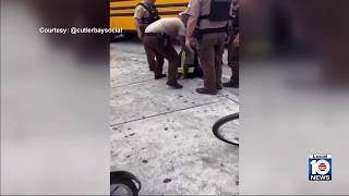 Man arrested for recklessly driving school bus in Cutler Bay, deputies say