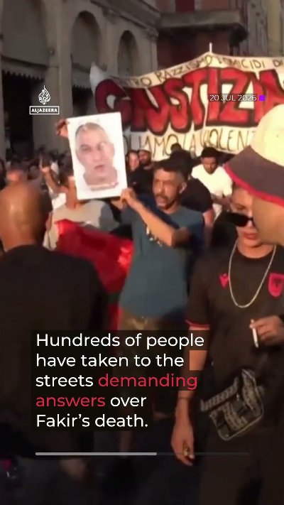 Moroccan-born man dies while detained by police in Italy | AJ #shorts