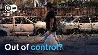 France and Spain race to control fires as new heatwave hits | DW Current Affairs
