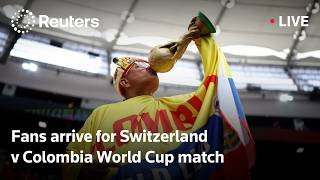 LIVE: Fans arrive at Vancouver Stadium for Switzerland v Colombia match