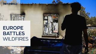Authorities in France and Spain say major fires largely contained