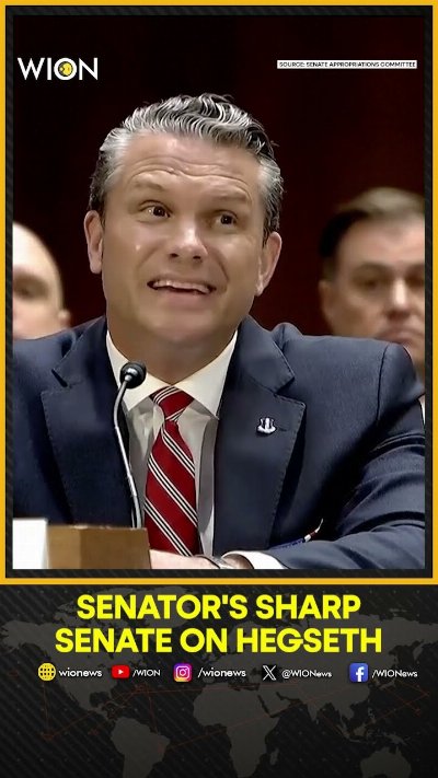 US-Iran War: Heated Senate Clash as Lawmakers Slam Hegseth's Iran War Strategy | Shorts