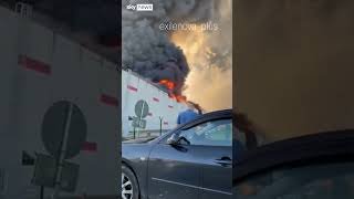 Russia retail warehouses hit by Ukrainian strikes