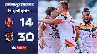 Bulls claim first win on the road! | Huddersfield Giants vs Bradford Bulls | Super League Highlights