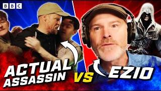 A Real Life Assassin VS The Voice of Ezio from Assassins Creed | Funboys: Fair Game | BBC