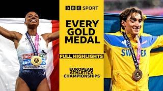 Every gold medal🥇 | European Athletics Championships 2026