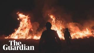 Firefighters in Spain and France battle raging wildfires