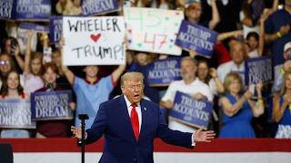 Crowd goes wild and chants ‘USA’ during Trump’s speech at Georgia rally