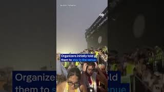80,000 Bad Bunny fans flee stadium as massive hail storm hits | DW News
