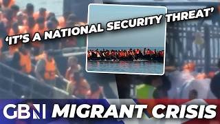 EXCLUSIVE FOOTAGE: Nearly 900 small boat migrants have arrived in Andy Burnham's FIRST week as PM