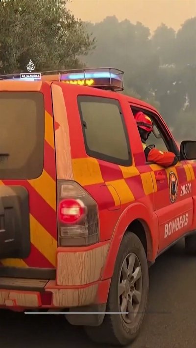 Firefighters battle wildfires in Spain's eastern Castellon province | AJ #shorts