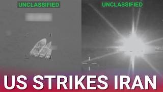 CENTCOM releases footage of powerful US strikes on Iran