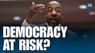 Raphael Warnock Tears Into Republicans Over the SAVE Act