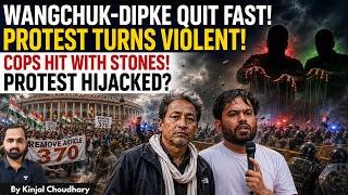 CJP Chalo Sansad March Turns Violent - Police Attacked With Stones! Who Hijacked Protest? | Kinjal