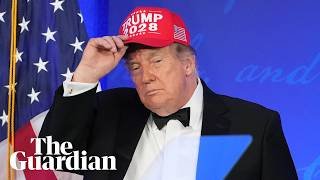 Donald Trump dons 'Trump 2028' hat and jokes about 'fourth term'