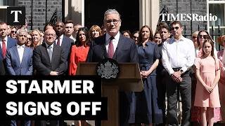 Sir Keir Starmer Delivers Final Address As Prime Minister At Downing Street