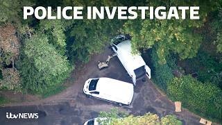 Watch live: aerial pictures of police near RAF Fairfield after arrests on explosive charges