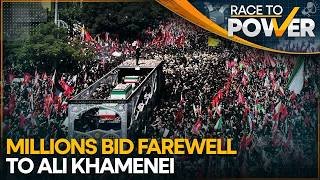The Final Journey Of Iran's Slain Supreme Leader  Ayatollah Ali Khamenei | Race To Power