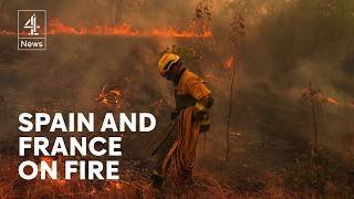 Europe wildfires: Flames just kilometers from Bordeaux