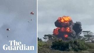 RAF pilots eject from training plane before crash