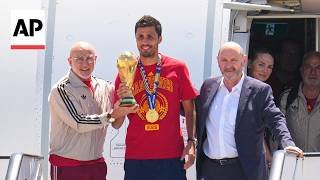Spain's World Cup champions return home to Madrid
