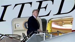 Trump switches planes in UK en route to Washington after NATO summit