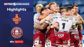 Eckersley hat-trick drives Wigan to win! | Giants vs Warriors | Super League Highlights