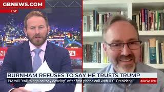 Andy Burnham REFUSES to TRUST Donald Trump as PM pledges to 'call out' President if needed | LATEST