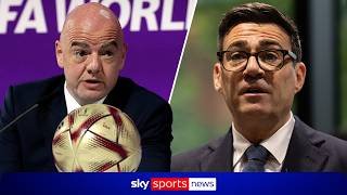 PM Andy Burnham slams FIFA as UEFA threaten to boycott the World Cup after plans to sell stake