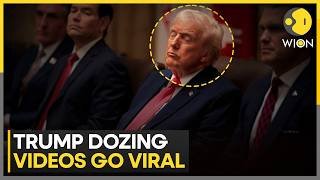 Trump Dozing Videos Go Viral Again as White House Rejects Claims About President’s Alertness