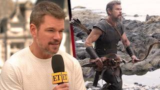 Matt Damon Dropped to His HIGH SCHOOL Weight for The Odyssey! (Exclusive)