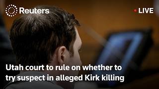 LIVE: Utah court to rule on whether to try suspect in alleged Kirk killing