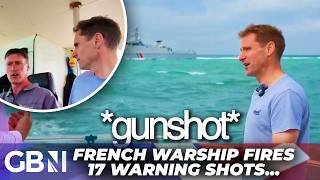 WATCH: French Warship 'FIRES SHOTS' near Tory MP Chris Philp in Channel in SHOCK footage | REACTION