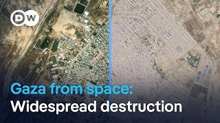 New satellite images show the scale of Gaza's destruction | DW News