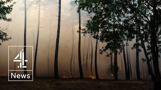 Quarter of a million people flee wildfires in Southern Europe