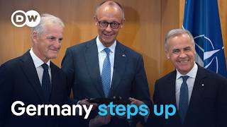 Germany boosts defense role at NATO summit | DW News