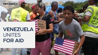 Venezuelan immigrants in US come together for aid efforts