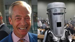 Count Binface takes on Nigel Farage in Clacton