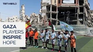 Gaza players defy war with hope and resilience