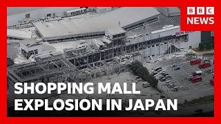 Three people dead after explosion at Japanese shopping mall as earthquake hits region | BBC News