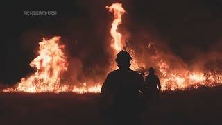Firefighters battle overnight to contain Madrid wildfires
