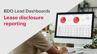 BDO Lead Dashboard 4 demo | Disclosure reporting for lease payments and liability movements