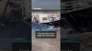 Civil defence at scene after highway crash kills 35 in Syria
