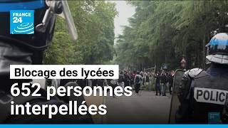 Blocages des lycées : la mobilisation se poursuit • FRANCE 24
