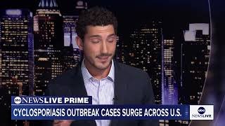 More than 11,500 cyclosporiasis cases reported in 41 states: CDC