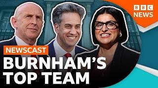 New UK Prime Minister Andy Burnham announces his cabinet | BBC Newscast
