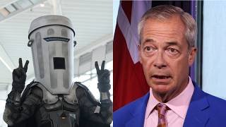 ‘Borders on absurd’: Farage set to debate Count Binface in by-election circus