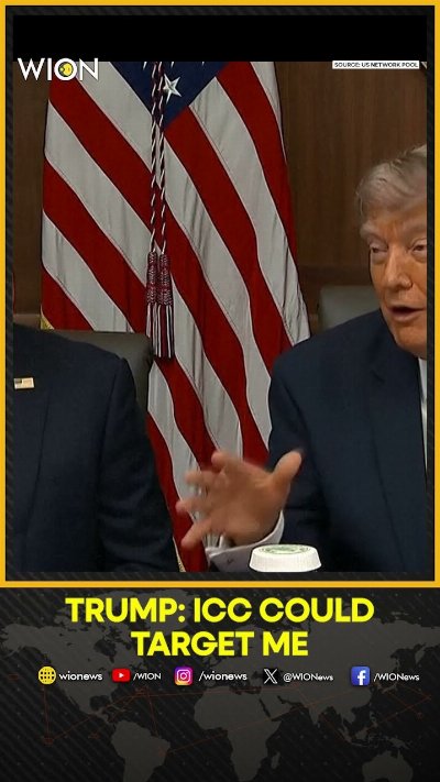 Trump Says ICC Not Targeting Him, "But It Could Happen" | WION Shorts