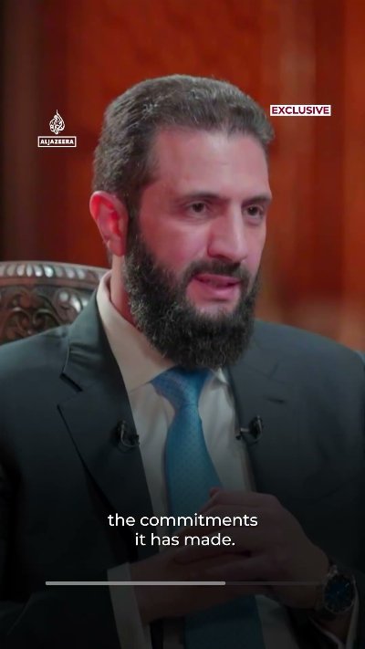 Al-Sharaa outlines Syria’s approach to security with Israel and Lebanon | AJ #shorts